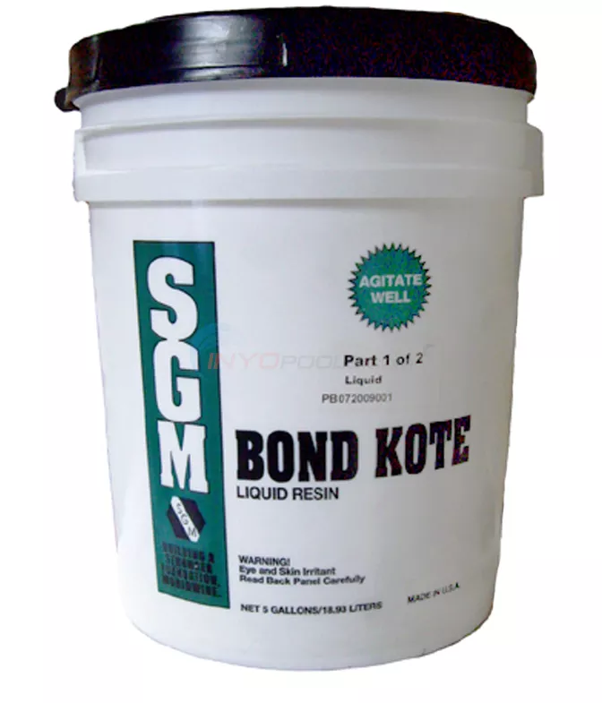 Bond Kote Liquid Resin 5 Gal. - PBBK5