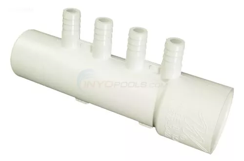 "MANIFOLD 1""S x 1""SPG (4) 3/8"" RB BARBS" - 672-0400